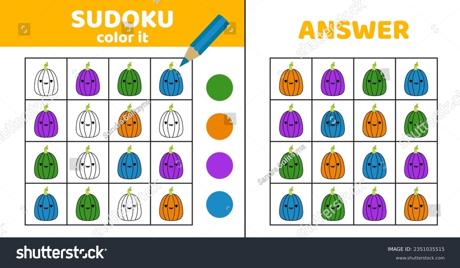 Thousand coloring sudoku royalty