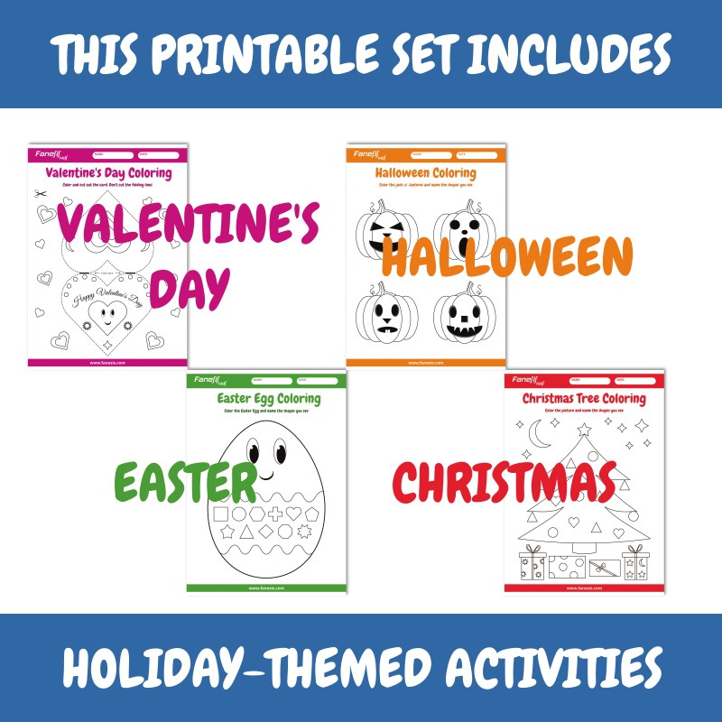 Lets learn shapes and more printable activity worksheets