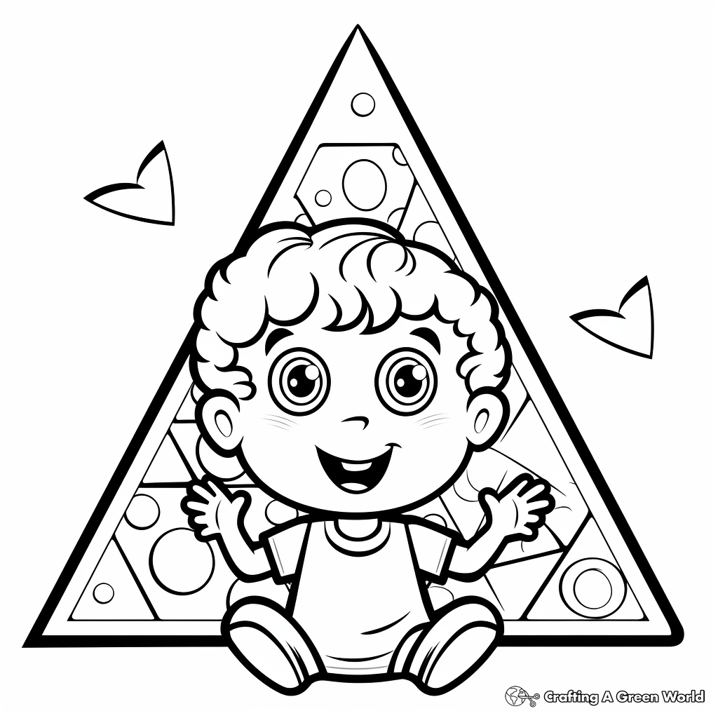 Shapes coloring pages