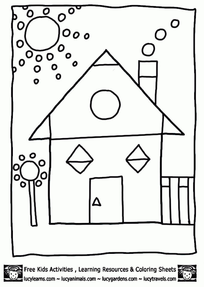 Get this easy preschool printable of shapes coloring pages qovf