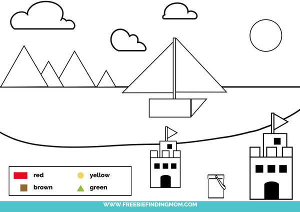 Shapes worksheets pages â freebie finding mom