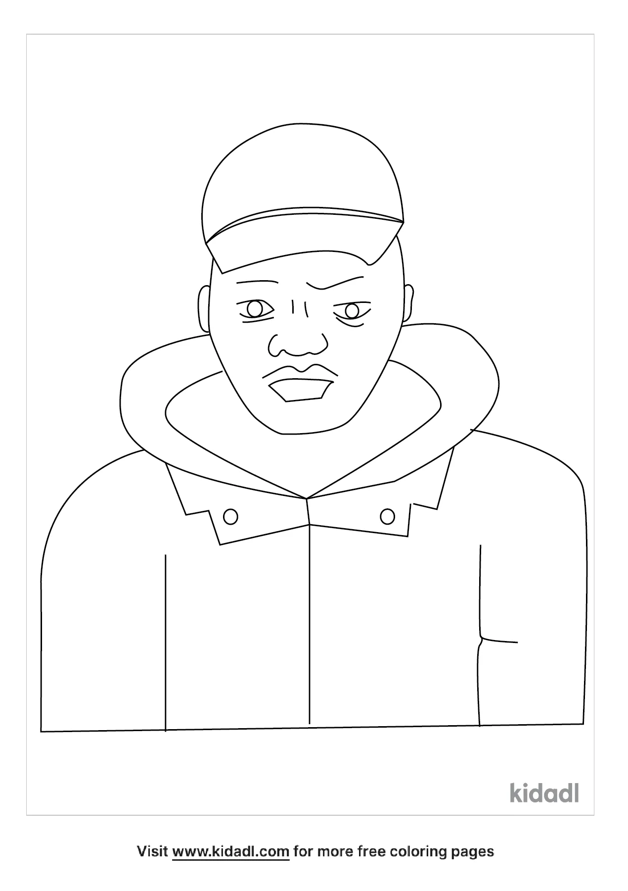 Free big shaq coloring page coloring page printables
