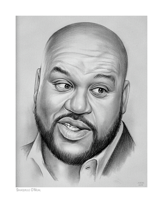 Shaq spiral notebook by greg joens