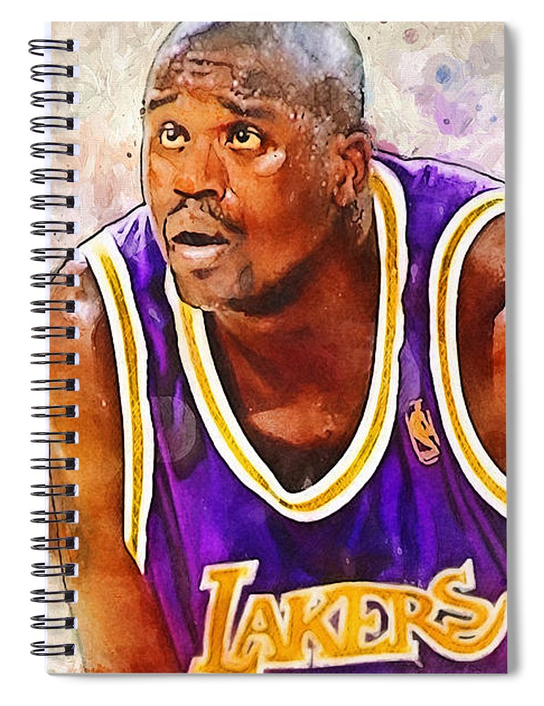 Shaq daddy spiral notebook by john farr
