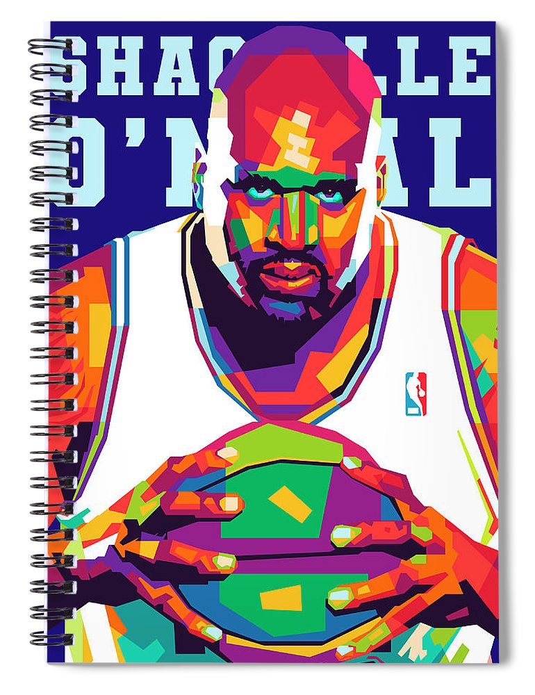Shaquille oneal spiral notebook by nofa aji zatmiko