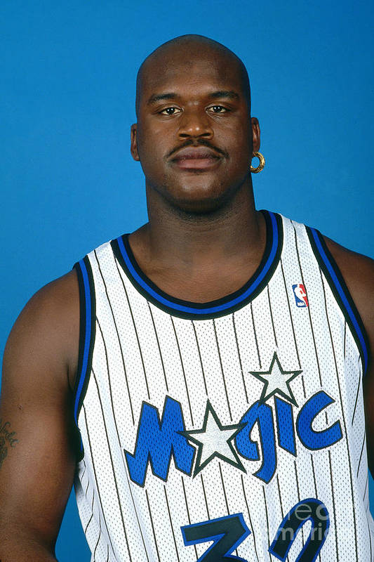 Shaquille oneal art print by fernando medina