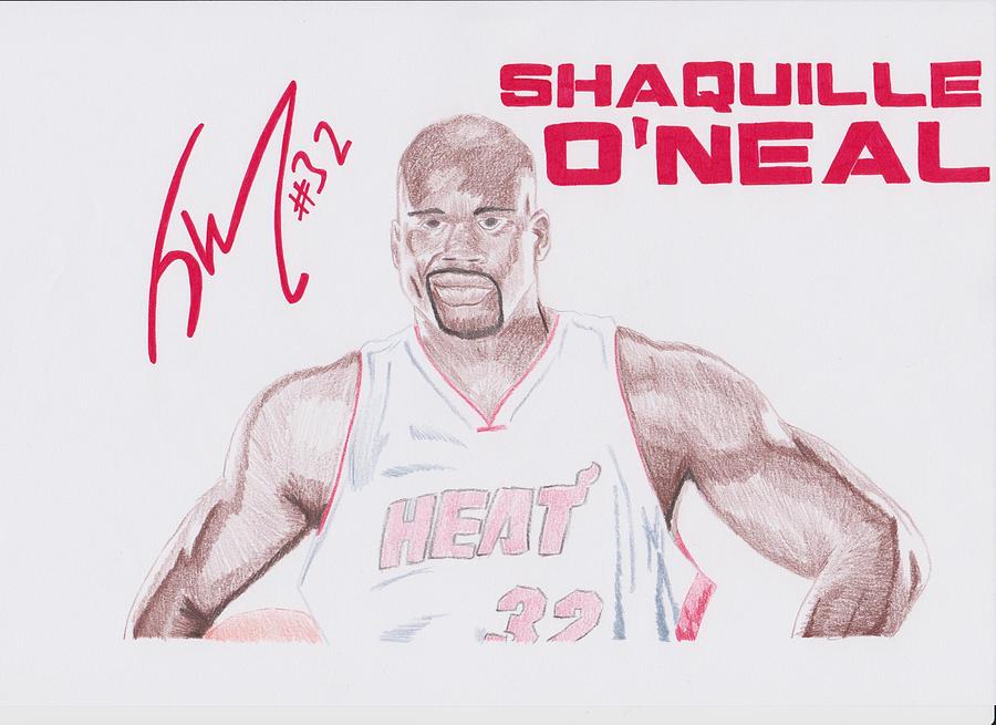 Shaquille oneal drawing by toni jaso