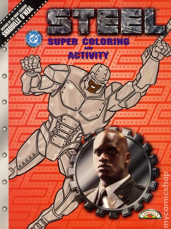 Steel super coloring and activity book sc landolls ic books