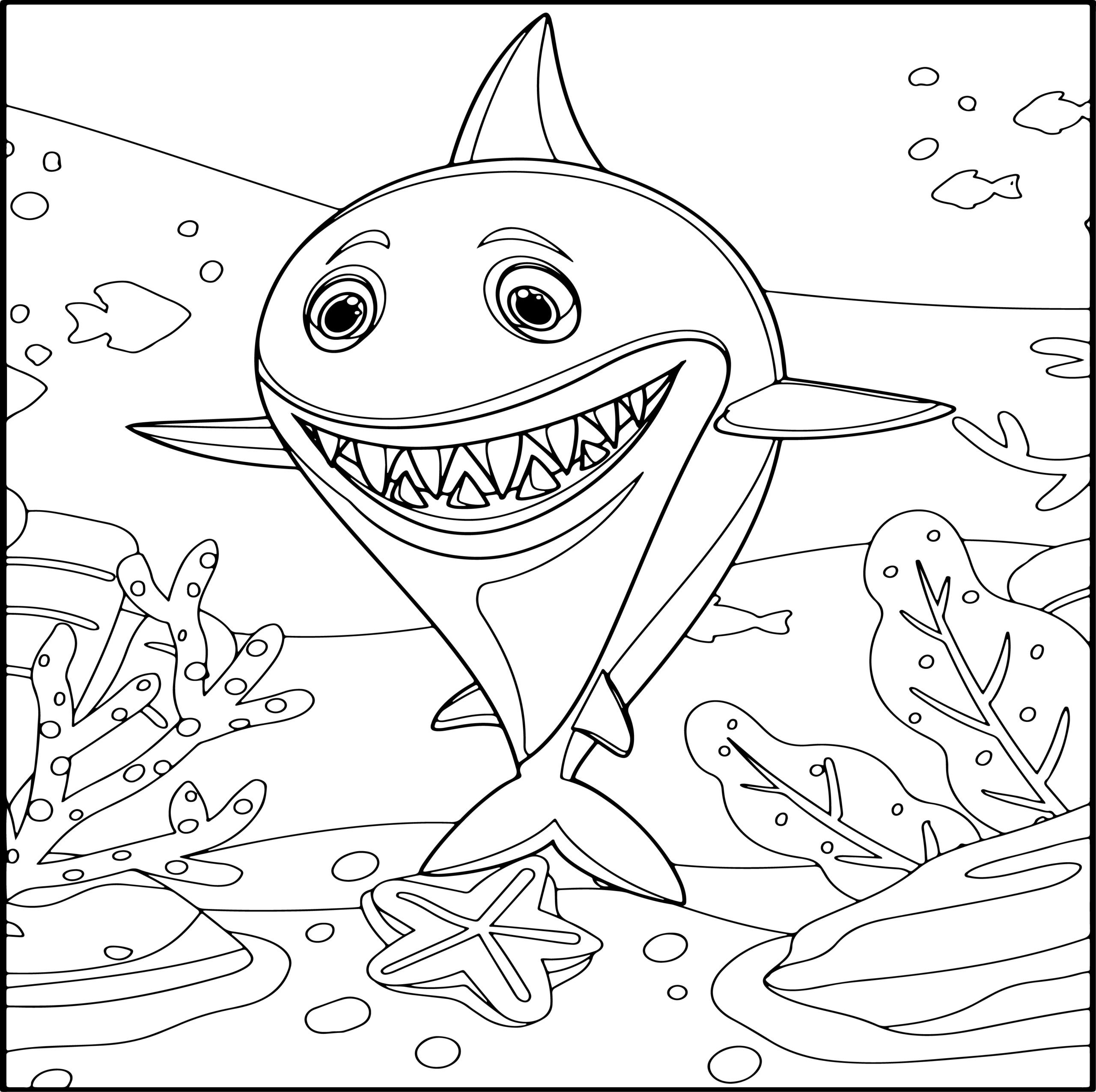 Sharks coloring book shark coloring pages for kids made by teachers