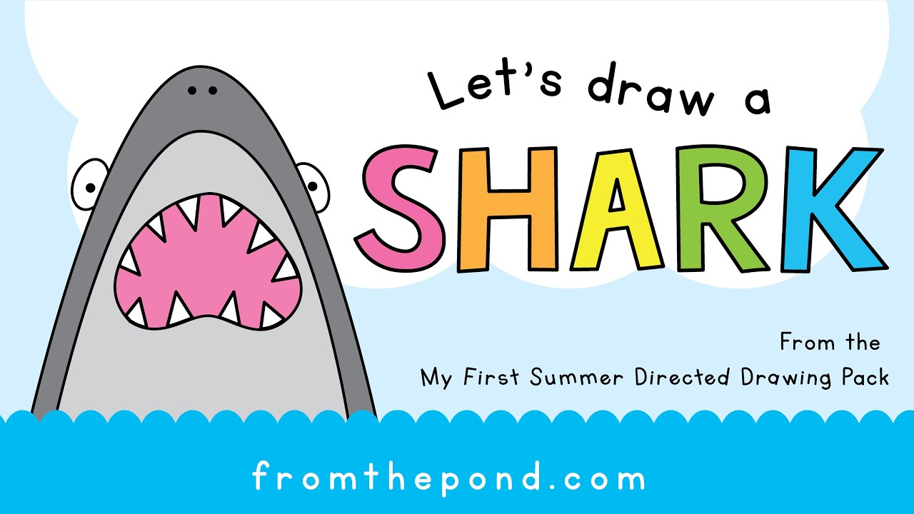 Shark directed drawing project from the pond