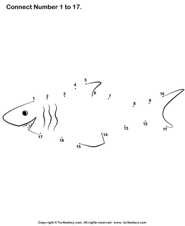 Fun and educational shark dot