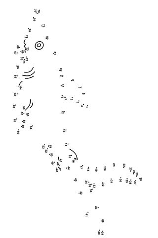 Shark dot to dot free printable coloring pages dots free printable crafts free printable coloring pages