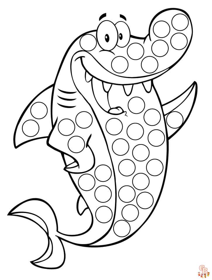 Engage your childs creativity with dot coloring pages