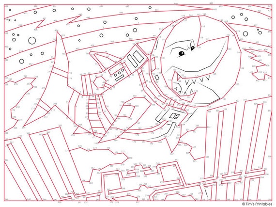 Space shark dot