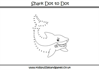Shark dot to dot