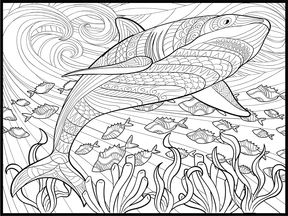 Color bigger giant coloring poster