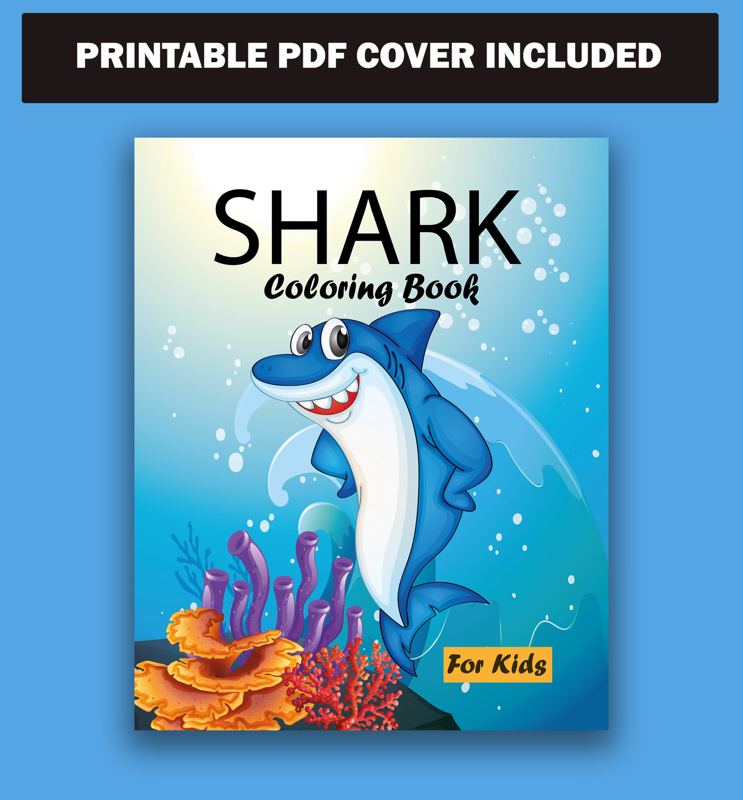 Shark coloring pages for kids printable cute and unique shark designs coloring pages made by teachers