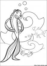 Shark tale coloring pages on coloring