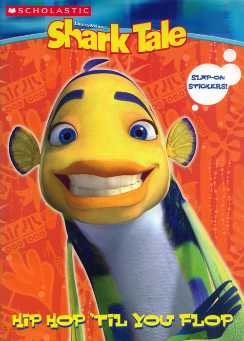 Shark tale hip hop til you flop coloring books at retro reprints