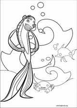 Shark tale coloring pages