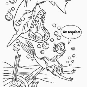 Shark coloring pages printable for free download
