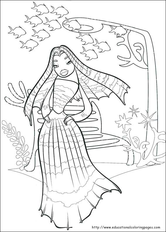 Shark tale coloring
