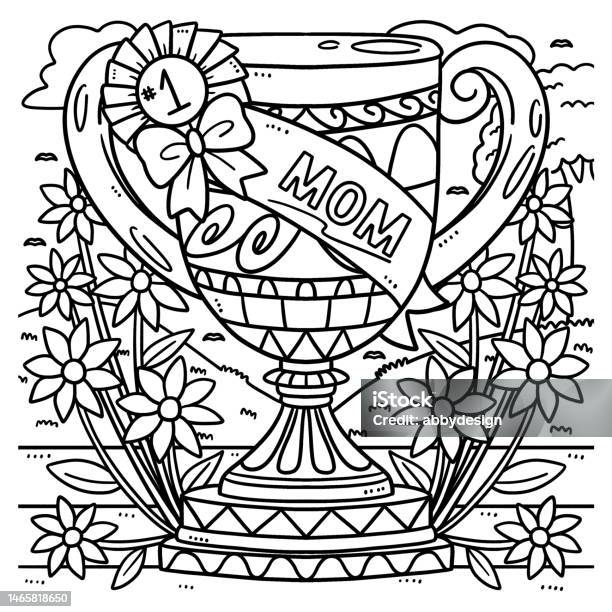 Great white shark coloring page for kids stock illustration