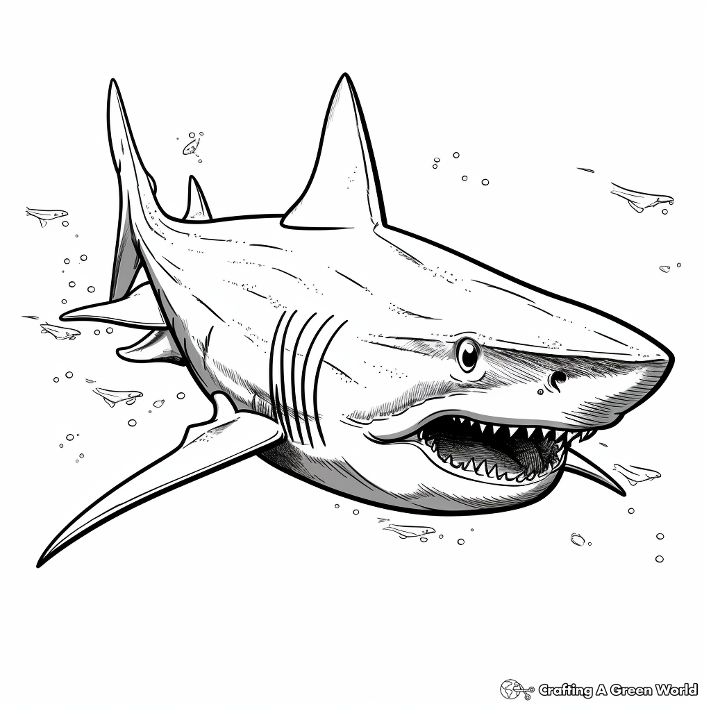 Shark coloring pages