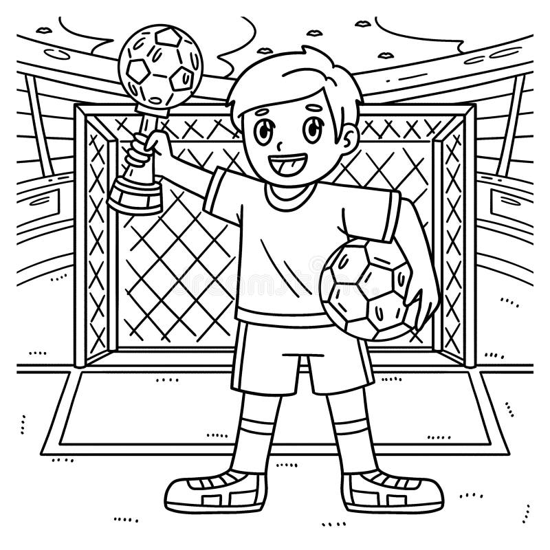 Trophy coloring stock illustrations â trophy coloring stock illustrations vectors clipart
