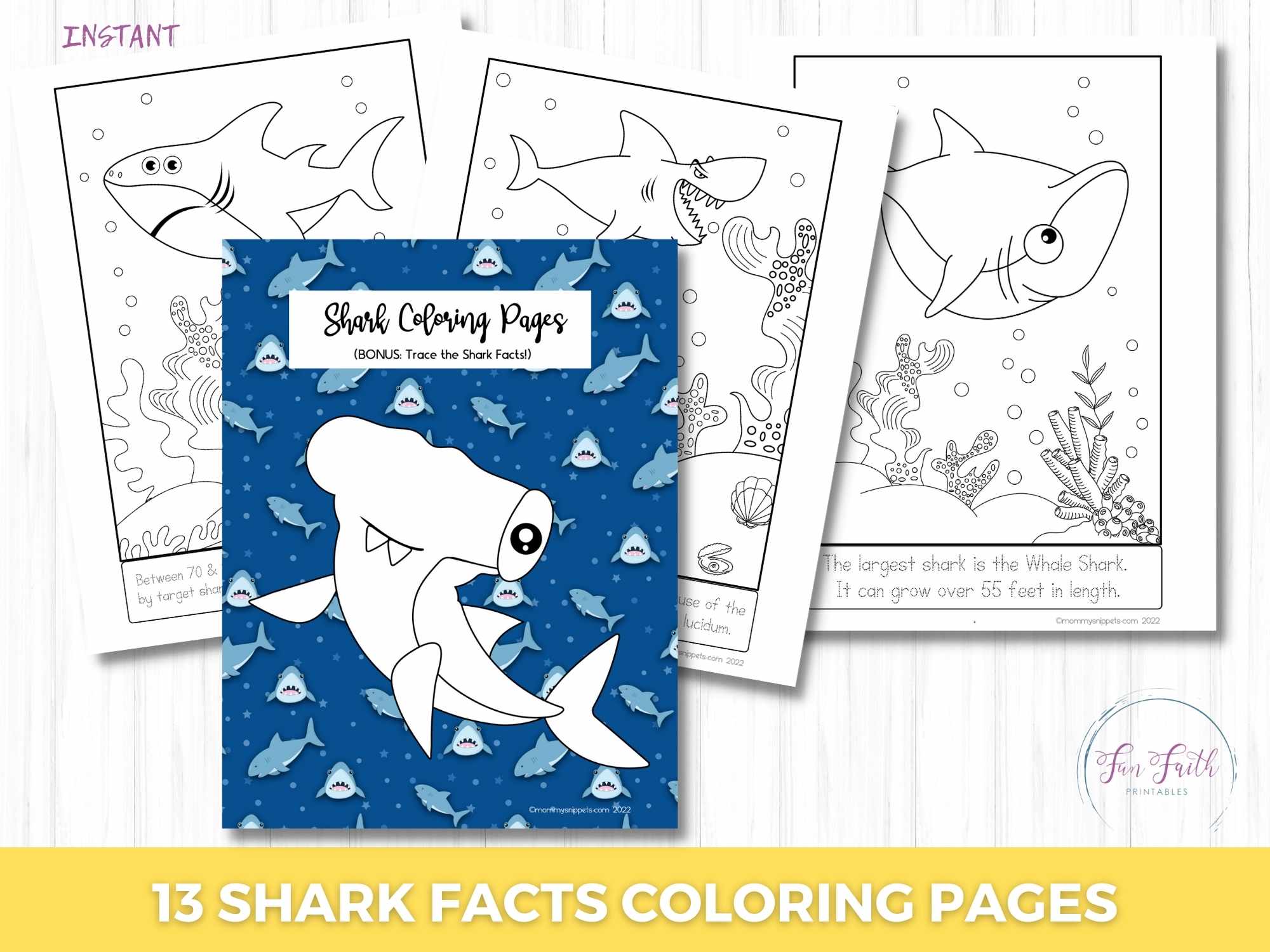 Free shark printables
