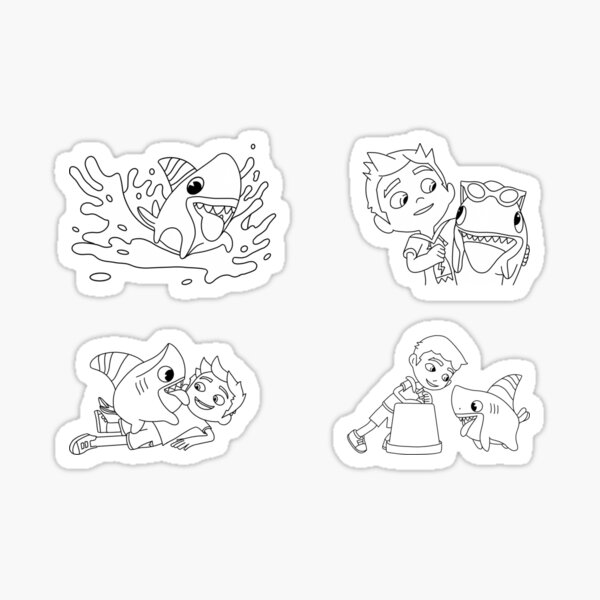 Shaarkdog sticker for sale by raeex