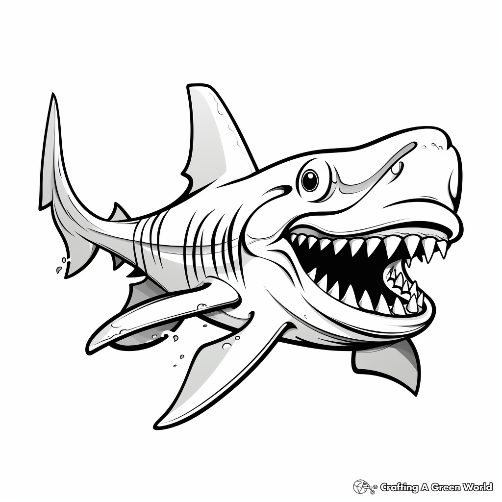 Shark coloring pages
