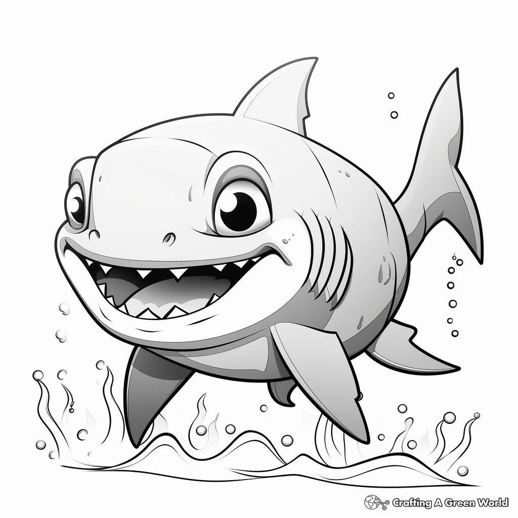 Shark coloring pages