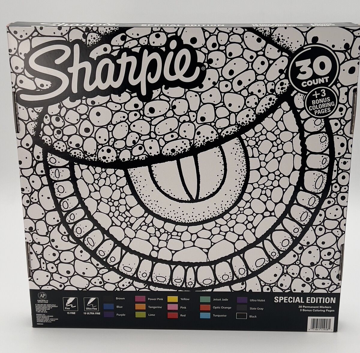 Sharpie special edition markers coloring pages snake eye brand new
