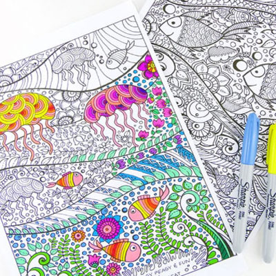 Free coloring pages coloring tutorials