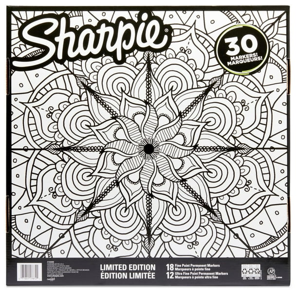 Sharpie permanent markers fine point assorted colors