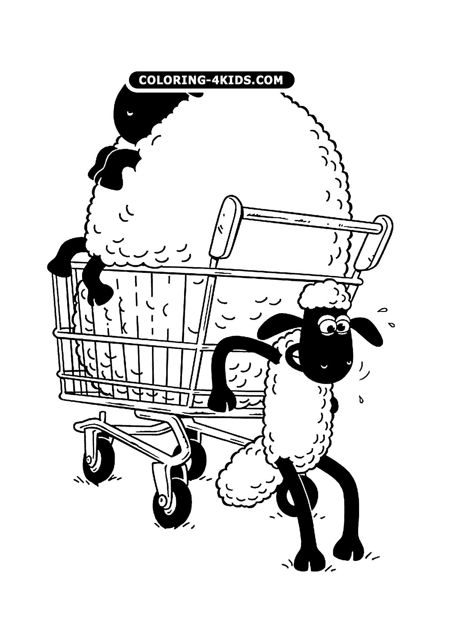 Shaun the sheep cart