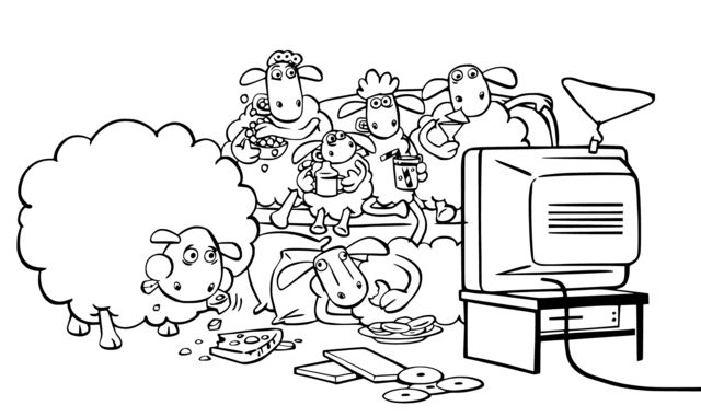 Shaun the sheep coloring page coloring pages cartoon coloring pages coloring pages for kids