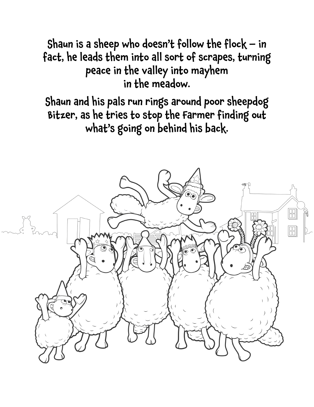 Shaun the sheep the official louring book