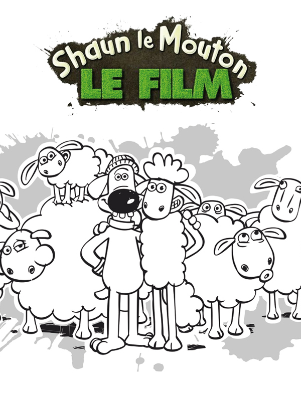 Coloring shaun the sheep