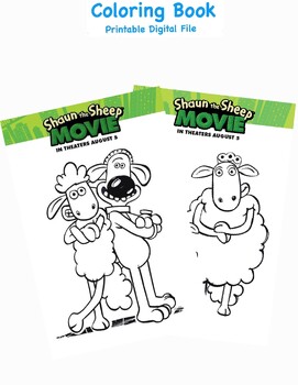 Shaun the sheep coloring pages wallace gromit printable activity pack for kids