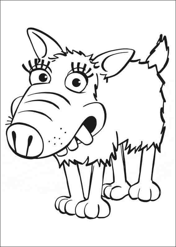 Printable coloring book shaun the sheep