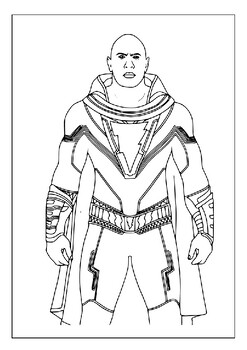 Unlock shazams powers with our exclusive coloring pages collection for kids