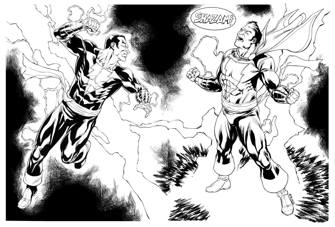 Robert atkins art captain marvel