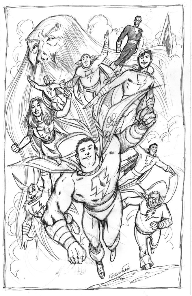 Shazam the marvel family gets inked â fernando ruiz everybody