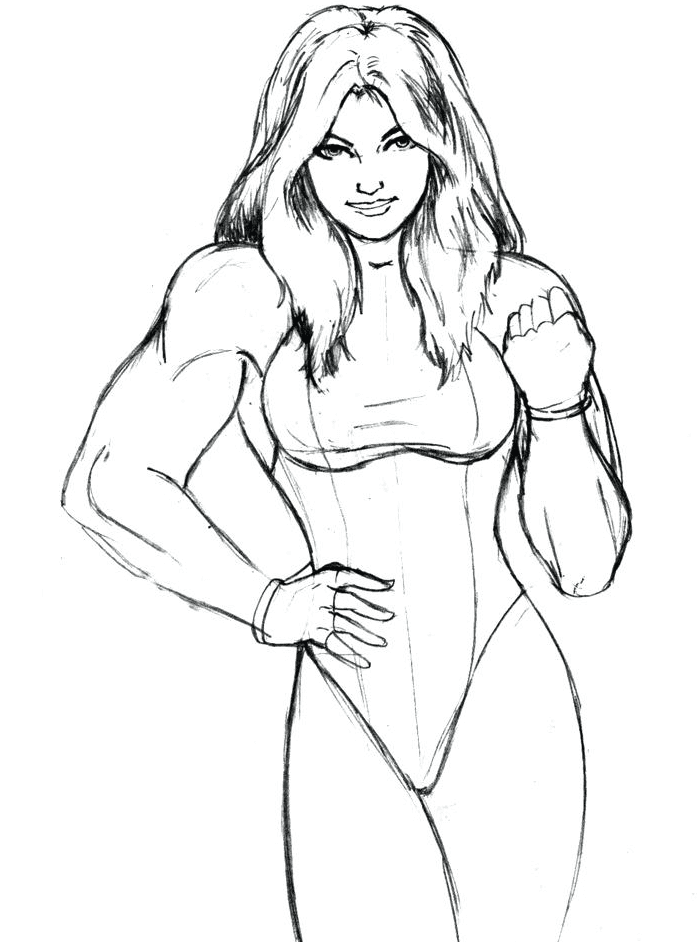 She