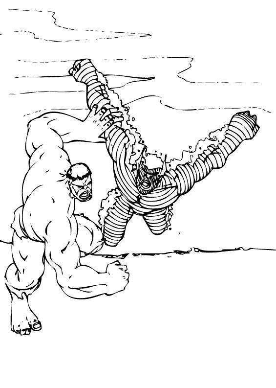Hulk and abomination coloring pages