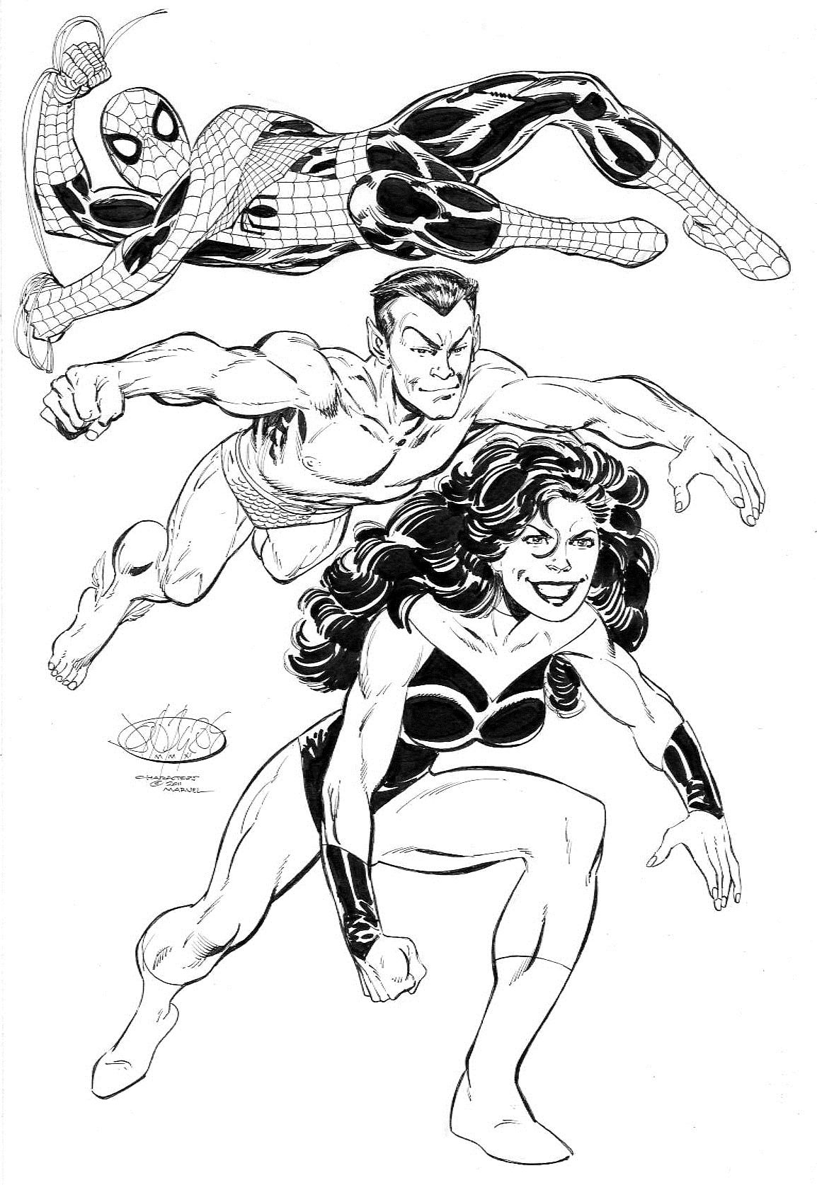 John byrne draws â spider