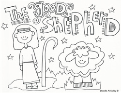 Good shepherd coloring pages