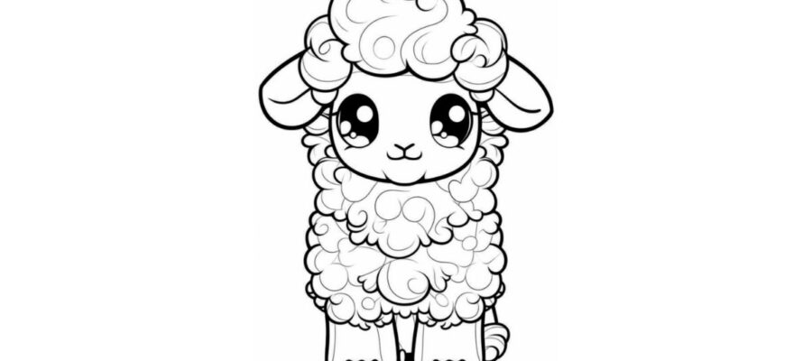 Sheep coloring pages